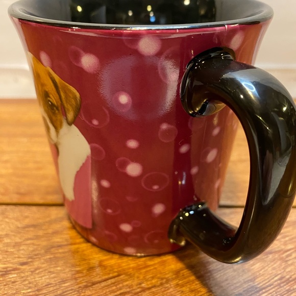 Keith Kimberlin Puppy Coffee Mug Set- 2 Jack Russell Terrier Mugs / Cups - Picture 4 of 9